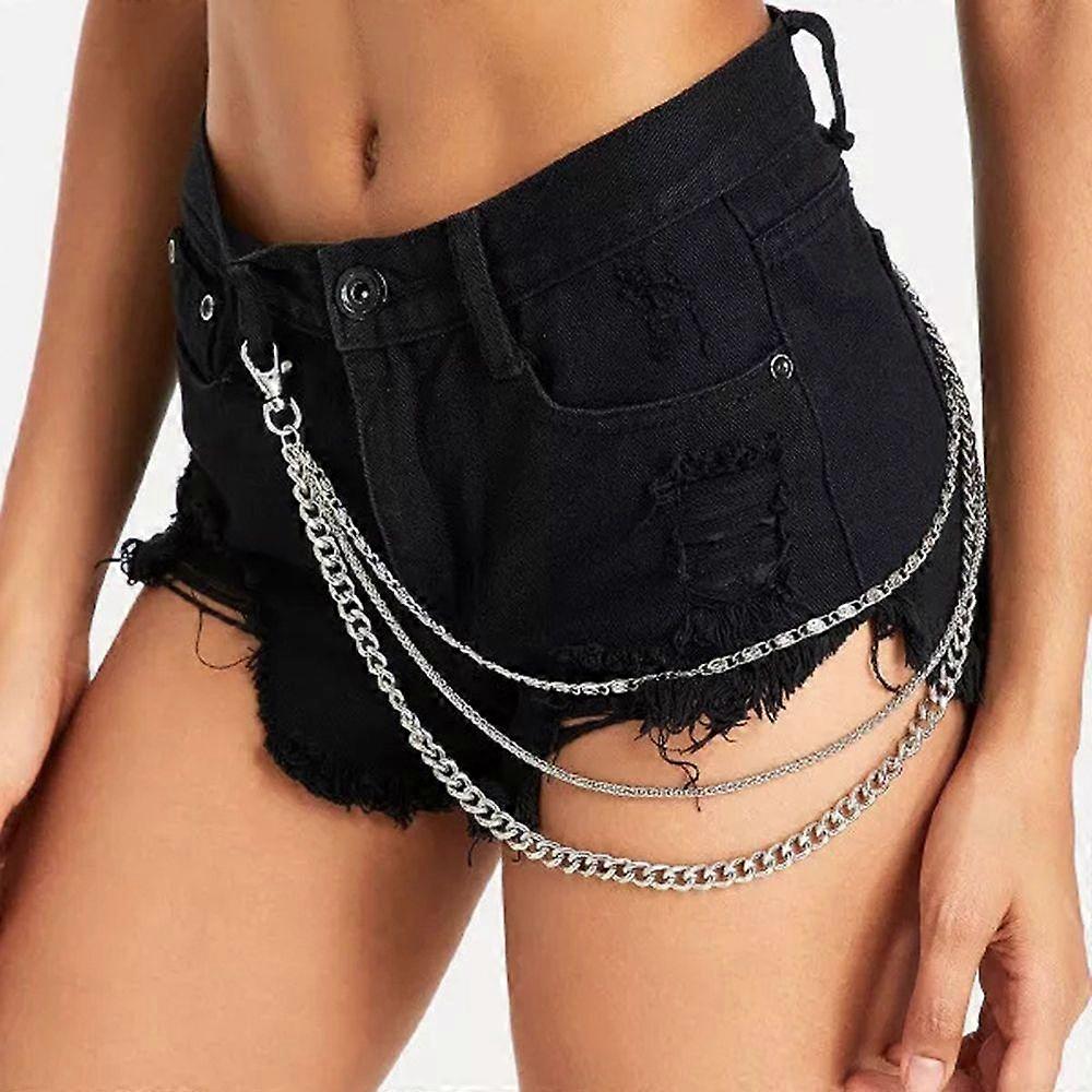 Jeans Jewerly Hip Hop Punk Jewelry Waist Chain Pants Chain Trousers Decoration Chain Keychain
