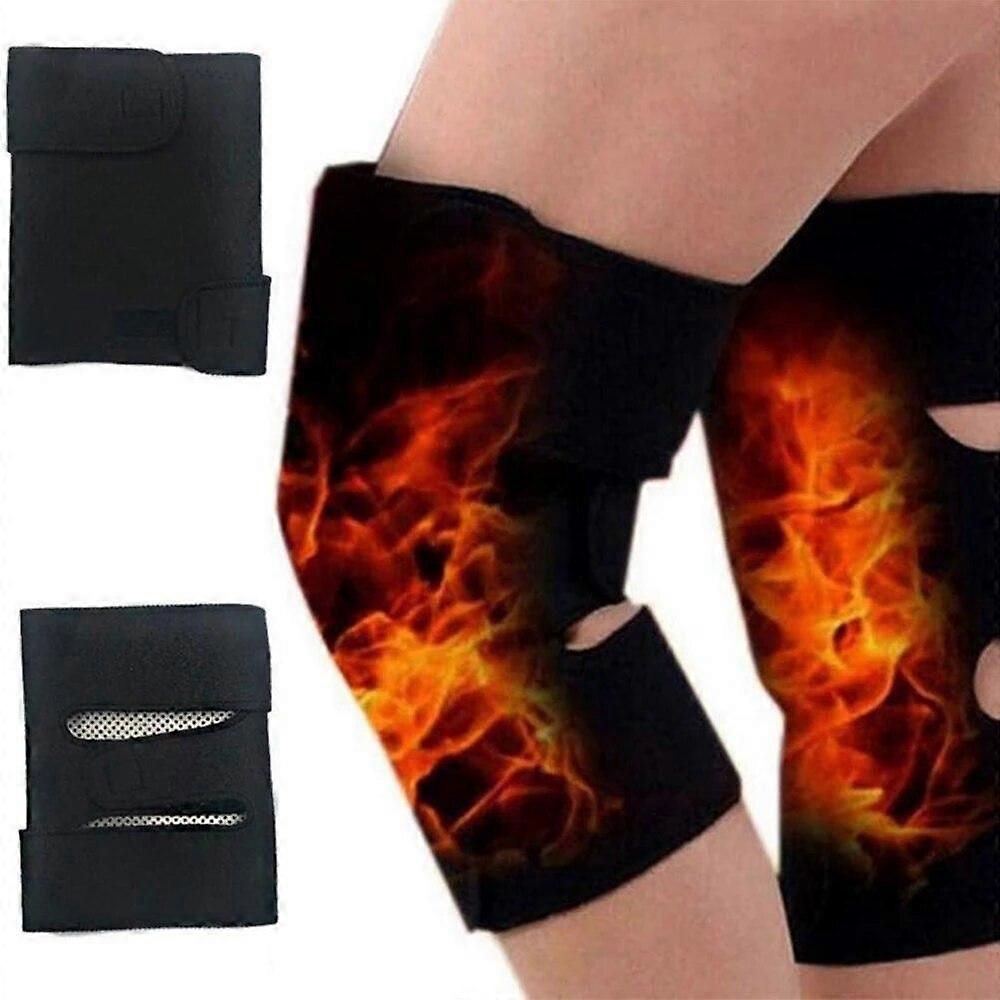 1Pair Tourmaline Knee Pads Self-Heating Magnetic Therapy Kneepad Belts Magnet Protector Pad Arthriti Belt Massage Sleeves