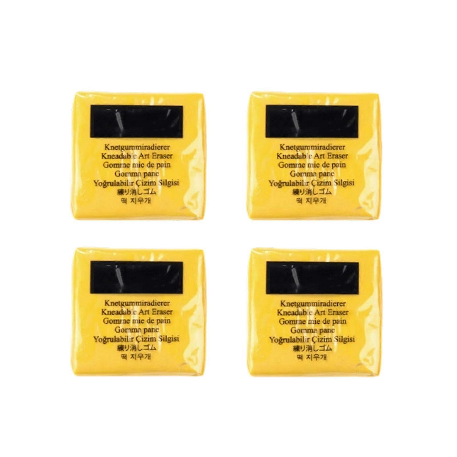 Kneaded Erasers Moldable Erasers Art Erasers Soft Kneadable Erasers Drawing Erasers Kneading Erasers for Sketching Yellow