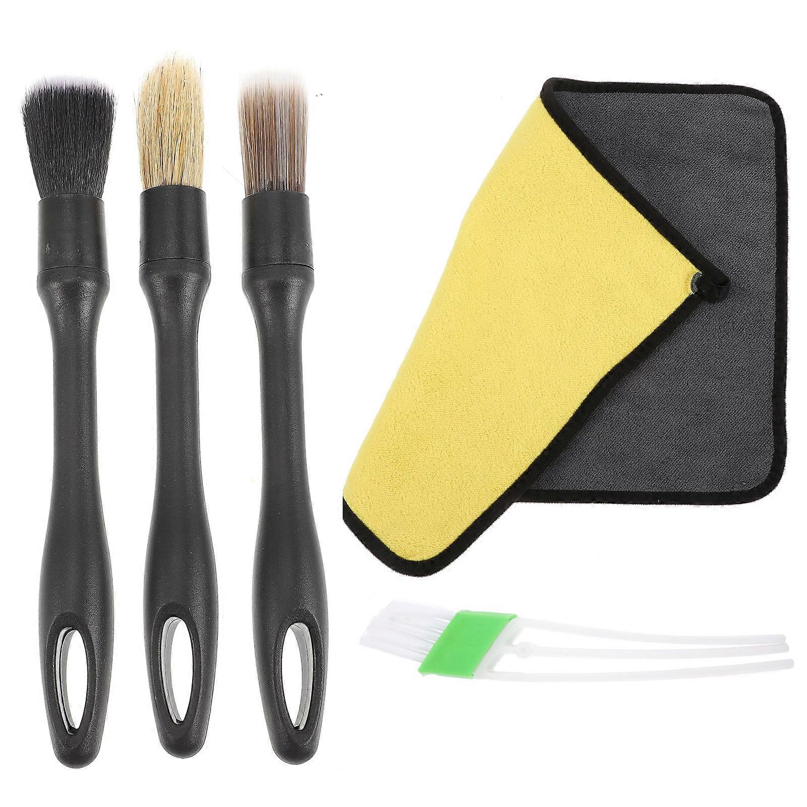 Σετ βούρτσας καθαρισμού αυτοκινήτου Soft Automotive Air Duster and Detail για αεραγωγούς κλιματιστικών – Ελαφρύς, ανθεκτικός σχεδιασμός με λαβές εύκολης λαβής για