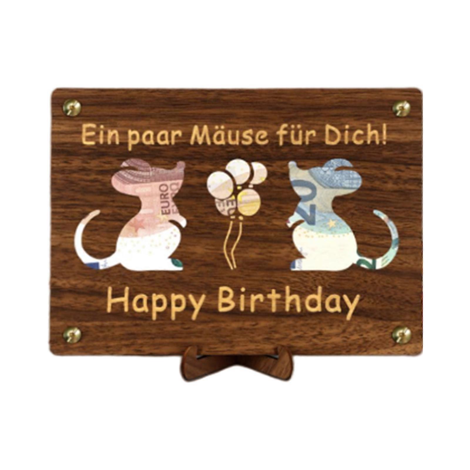 Greeting Card Stand Display Multiple Purpose For Money Gifts Birthdays Weddings And Themed Celebration Multicolor