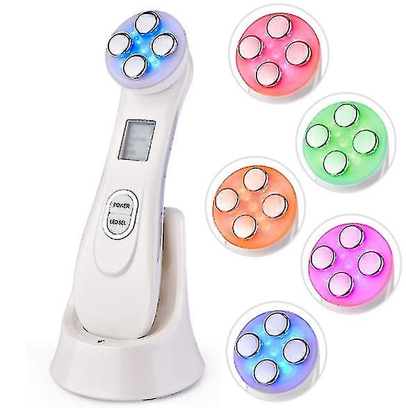 آلة الوجه Rf ، LED العلاج الضوئي Rf و EMS مكافحة التجاعيد شد ومكافحة الشيخوخة تجديد شباب الجلد ، مدلك الوجه للعناية بالبشرة وجمال الوجه