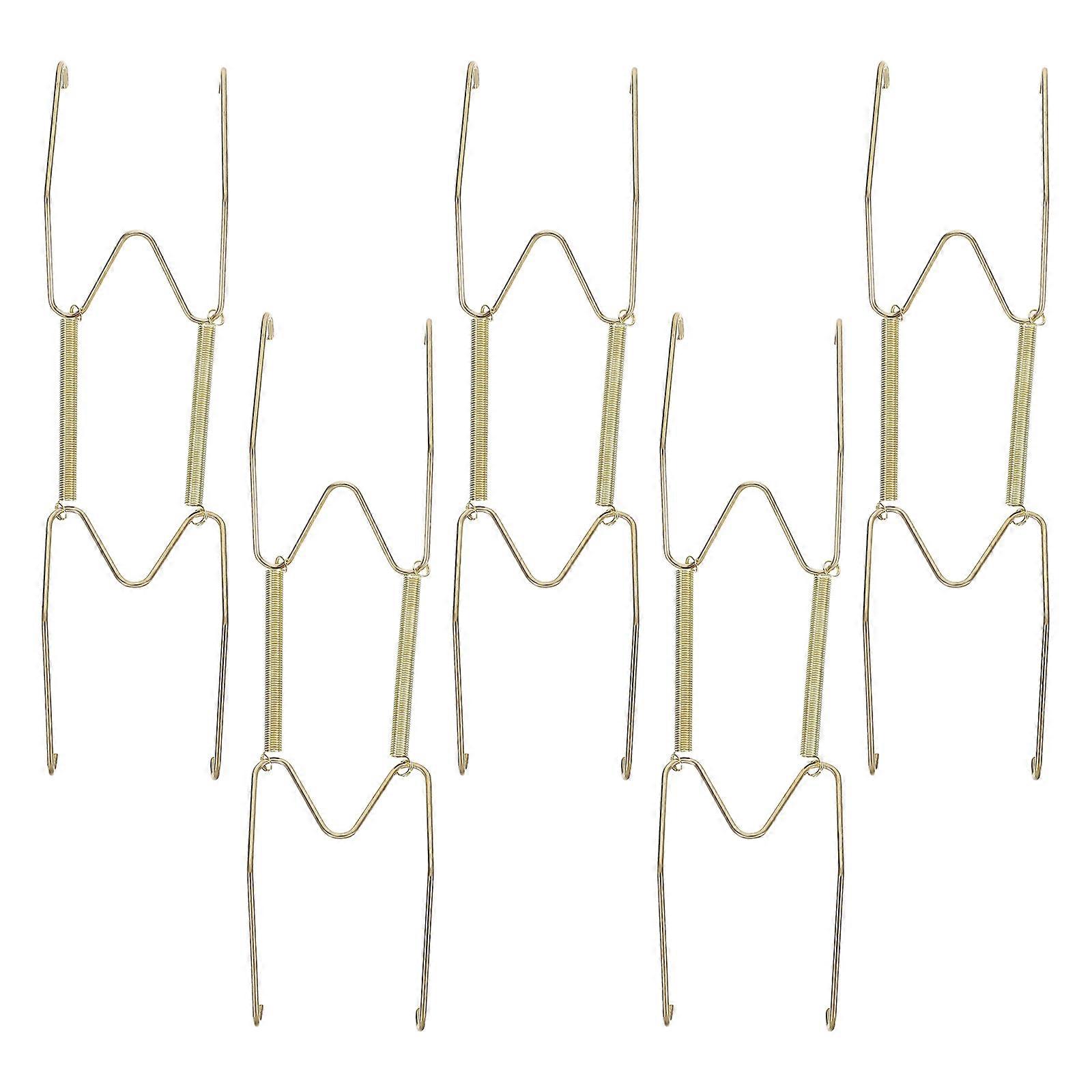 Shaped Invisible Plate Wall Hangers   Durable Spring Design for Secure Display and Heavy Item Support