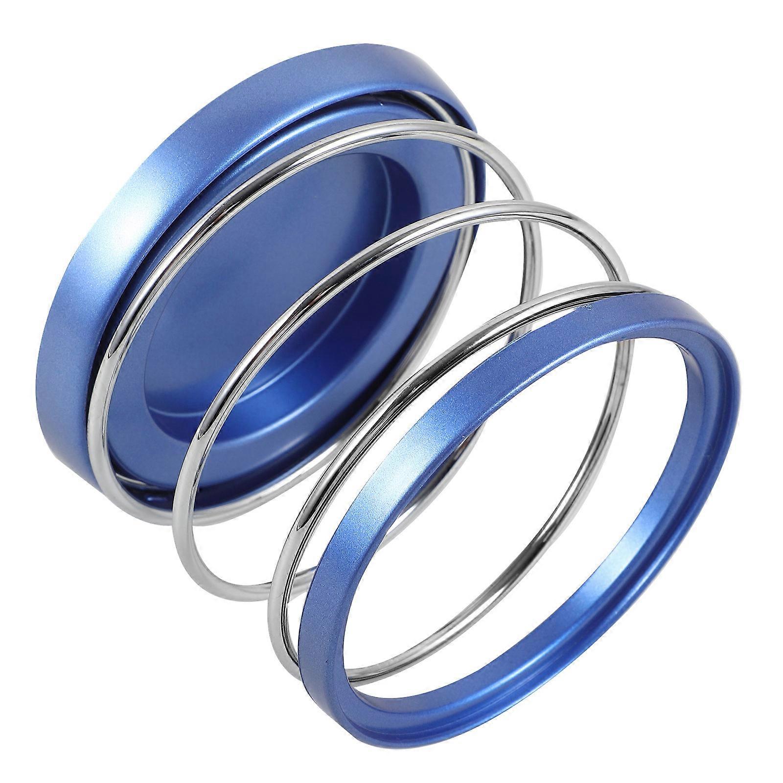 Car Beverage Holder Cup Dispenser Blue Round Easy Installation 1Pack