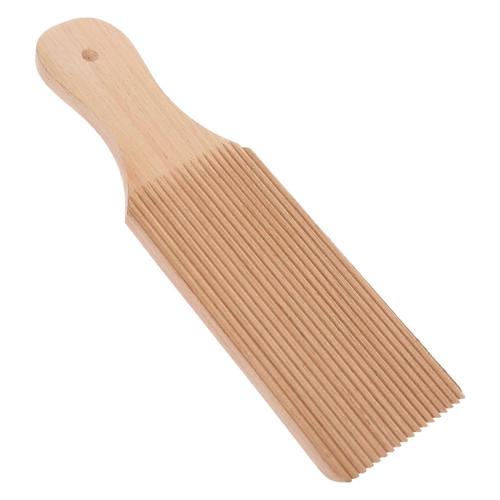 Convenient Gnocchi Board Gnocchi Paddle Cavatelli Maker Wooden Pasta Tool For Making Pasta Home Use 24.20X7.00X0.90CM Long-term Use 1Pack