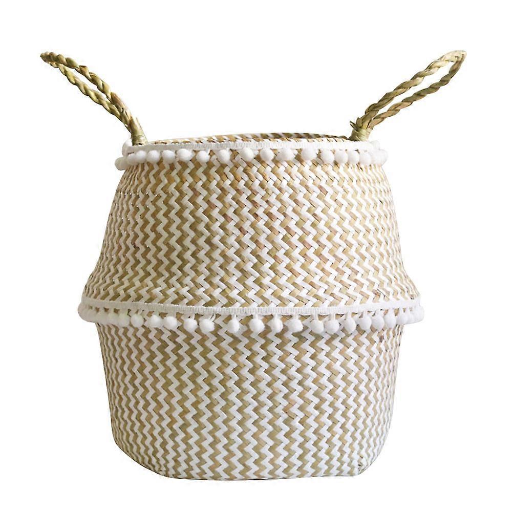 Laundry Storage Baskets White Bamboo for Versatile Storage Solutions