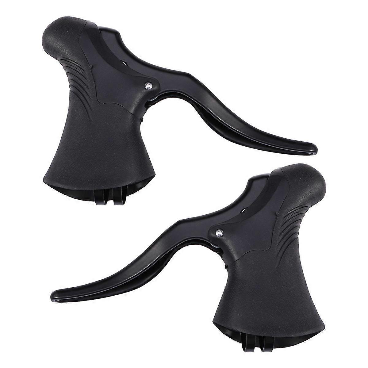 Brake Levers For Cycles Universal Cycling Brake Level Handlebar Black 16.5x10x4.5cm Aluminium Alloy Braking 1 Pair