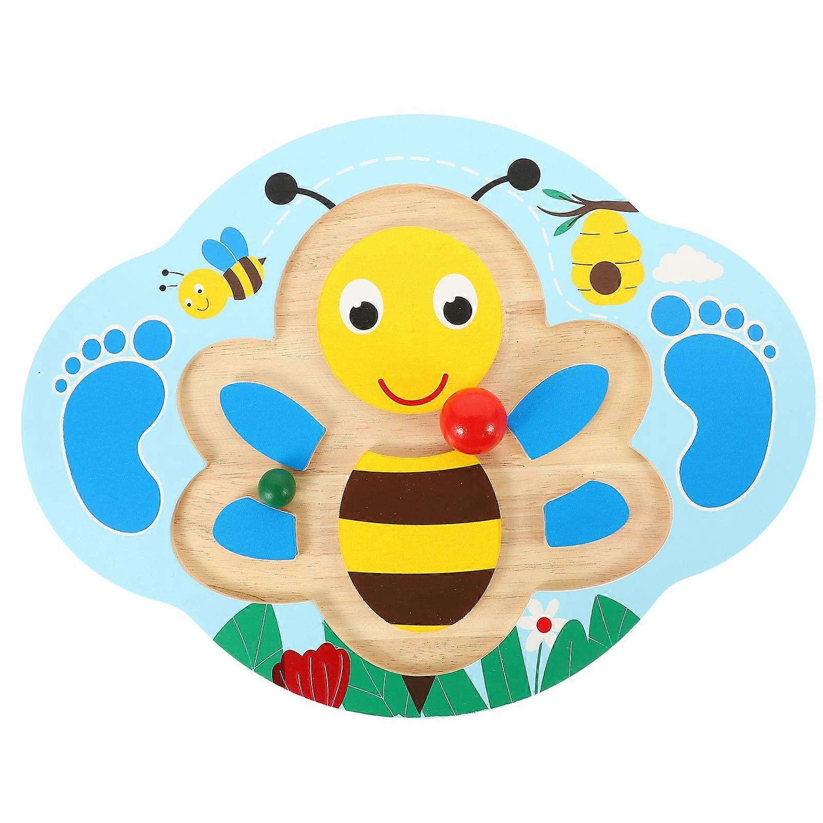 1 Set Balance Plate Wooden Wobble Board for Kids Toddlers Balance Toy Toddler Balance Training Toy