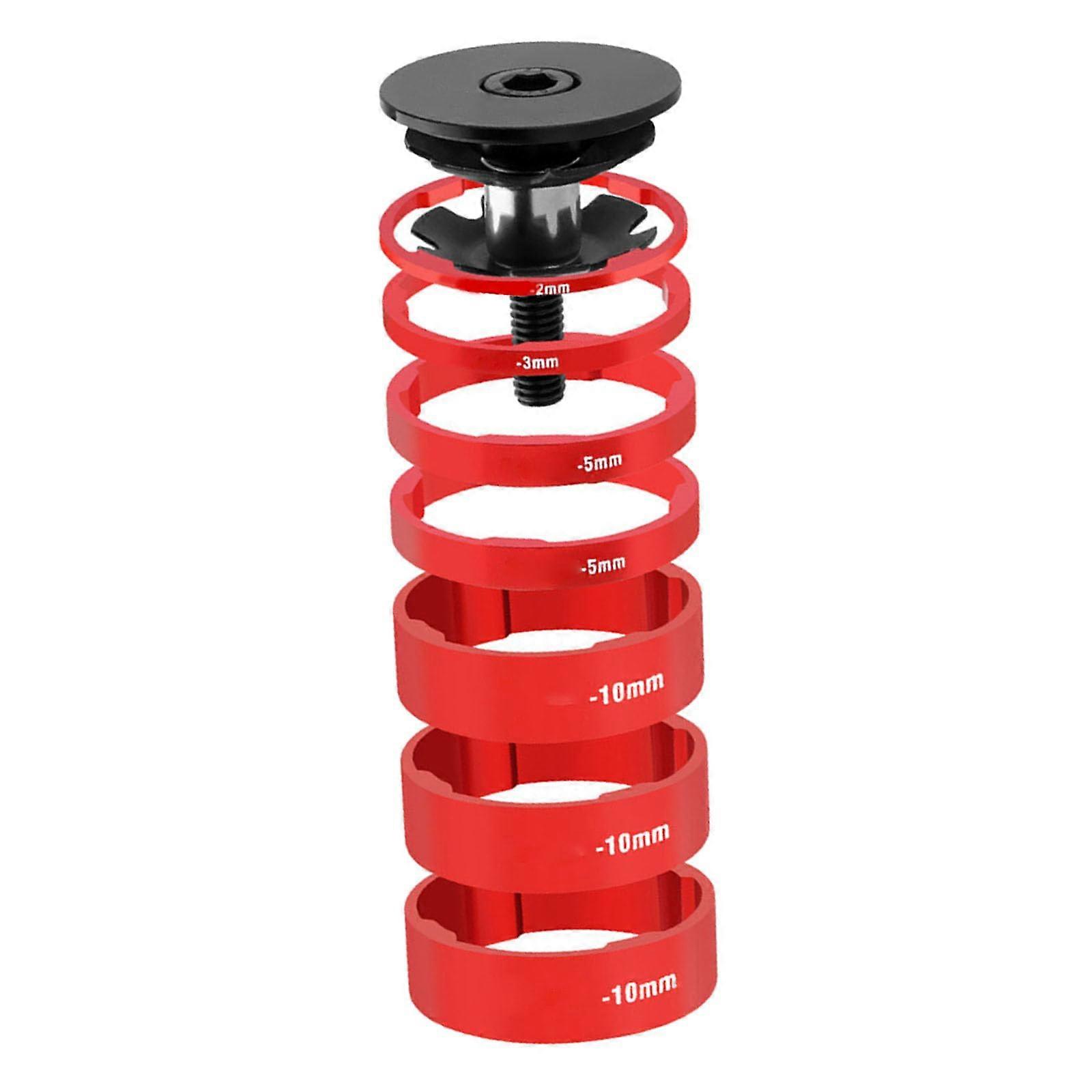 Aluminum Alloy Bicycle Headset Spacers for Mountain Bike Front Fork, Lightweight Washers for Enhanced Stability and Fit