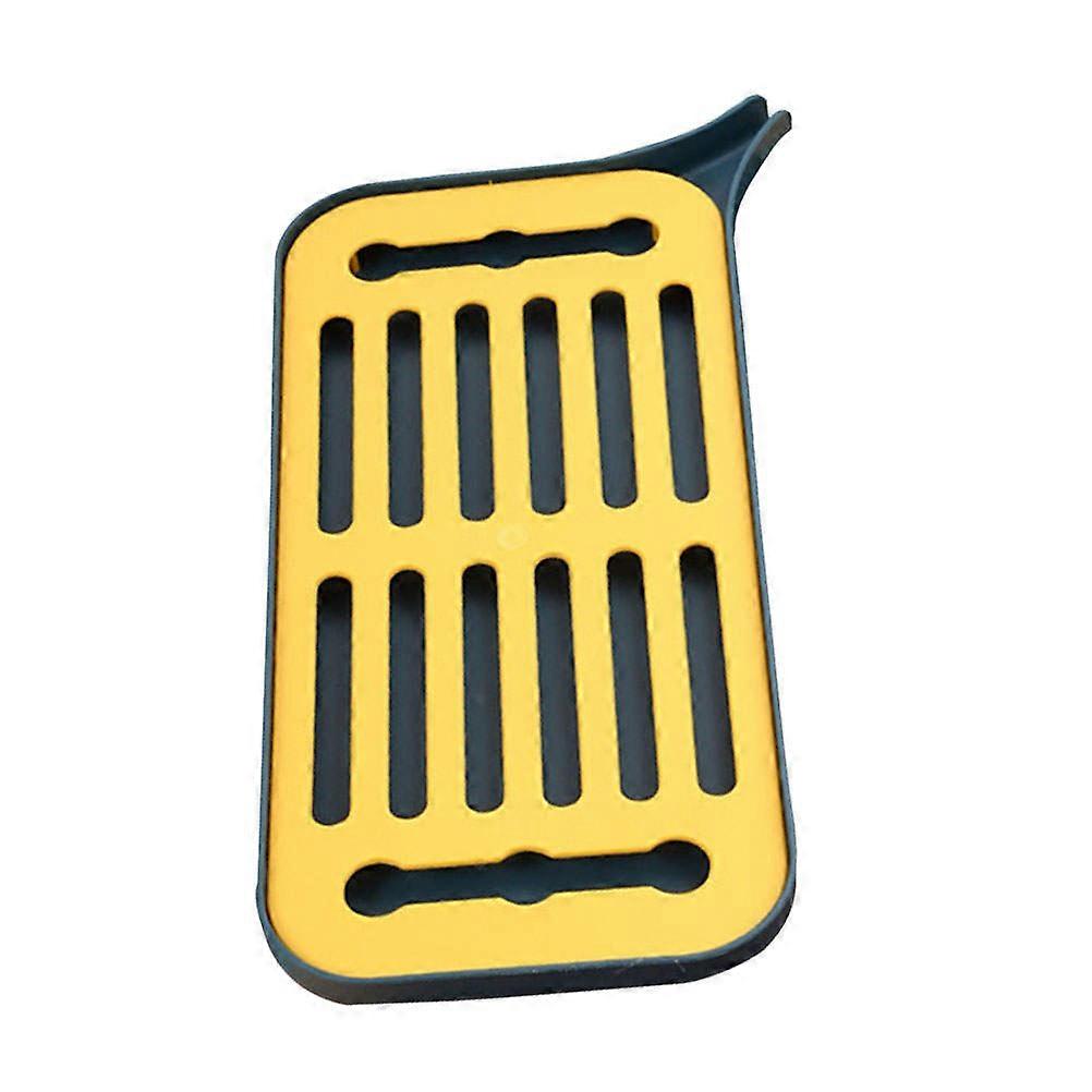 Multi Purpose Sink Rack Drying Tray Water Draining Home Use Blue 1Set