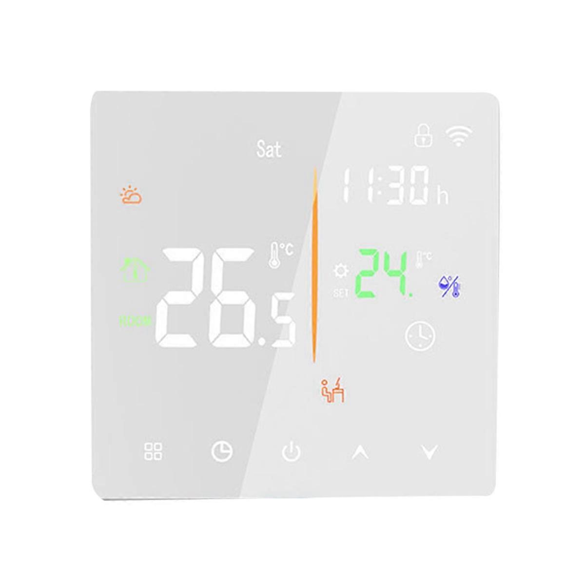 Embedded Thermostat Without WIFI Electric Heater Smart Timing Touchscreen Control Programmable Thermostat for House B