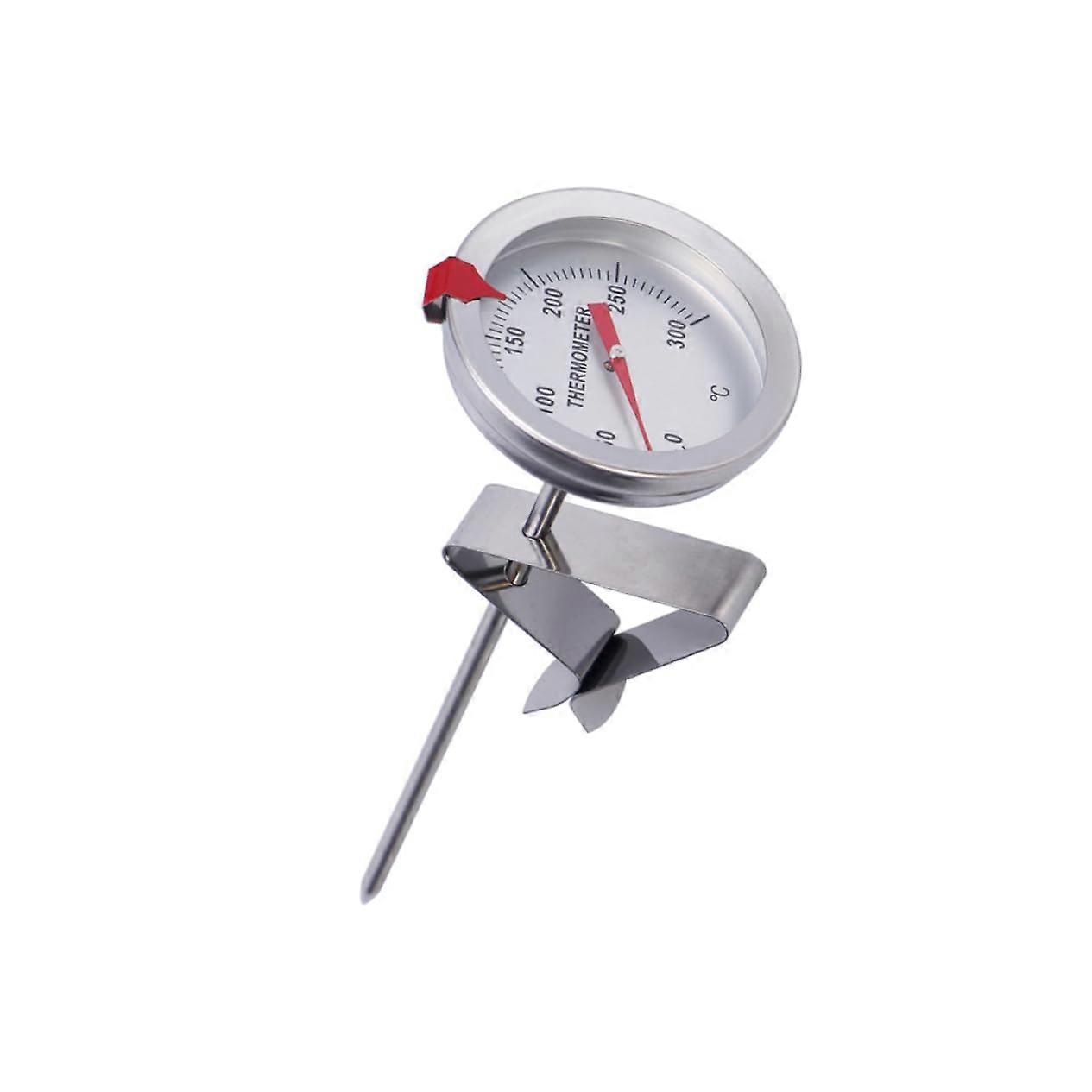 Food Thermometer Set of 2 High-Temperature Resistant for Grill BBQ Accurate Meat Poultry Temperature Measurement Silver Color