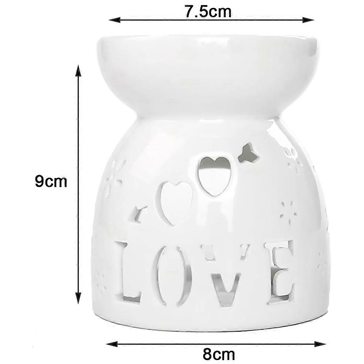 Ceramic Diffuser Ceramic Essential Diffusers Aromatic Lamp -Love