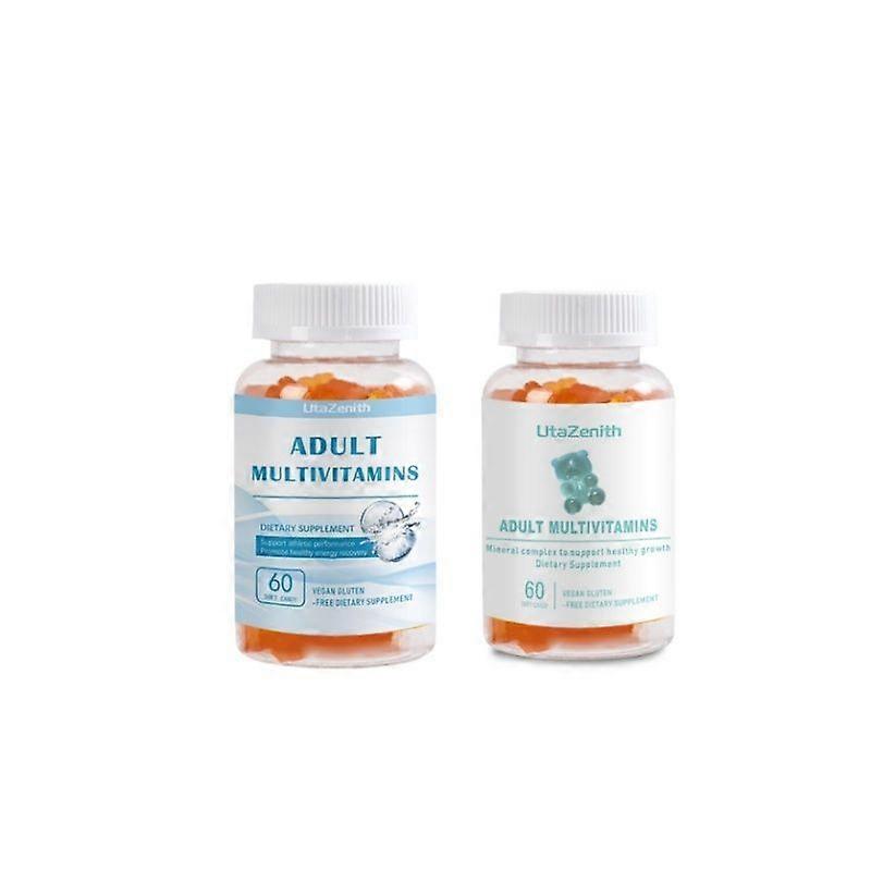 Multiple vitamin gummies, containing vitamin C, combination pack