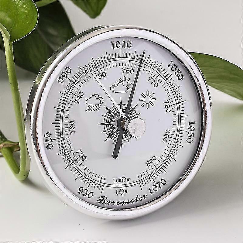 Barometrul meteorologic tradițional Instrument portabil de barometru Indicator de temperatură montat pe perete