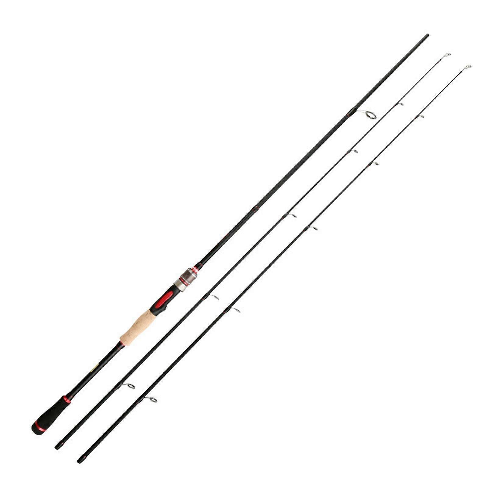 1.8m Carbon Bait Rod, ML/M2tips, Straight Handle, Bass Trout Tackle (Spinning)