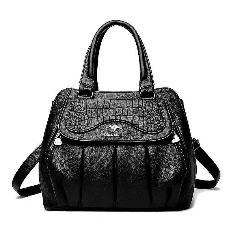 Women's crossbody and single-shoulder handbag, item classification storage, small square bag made of PU material