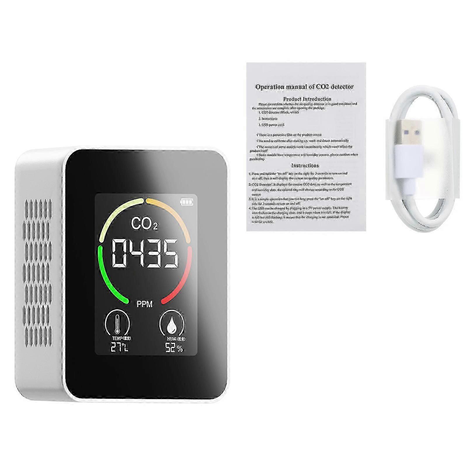 CO2 Air Quality Monitor and Carbon Dioxide Detector