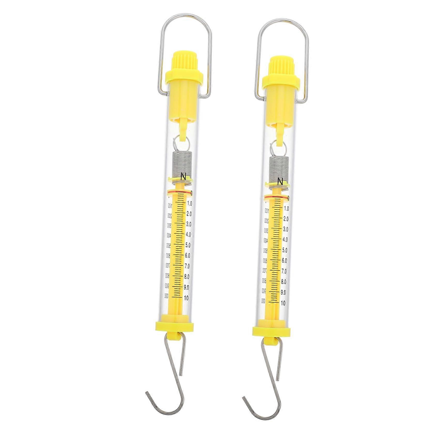 2nd Dynamometer Spring balance Hanging spring balance scale Teaching aids Hook scale Experiment tools Industrial Plastic