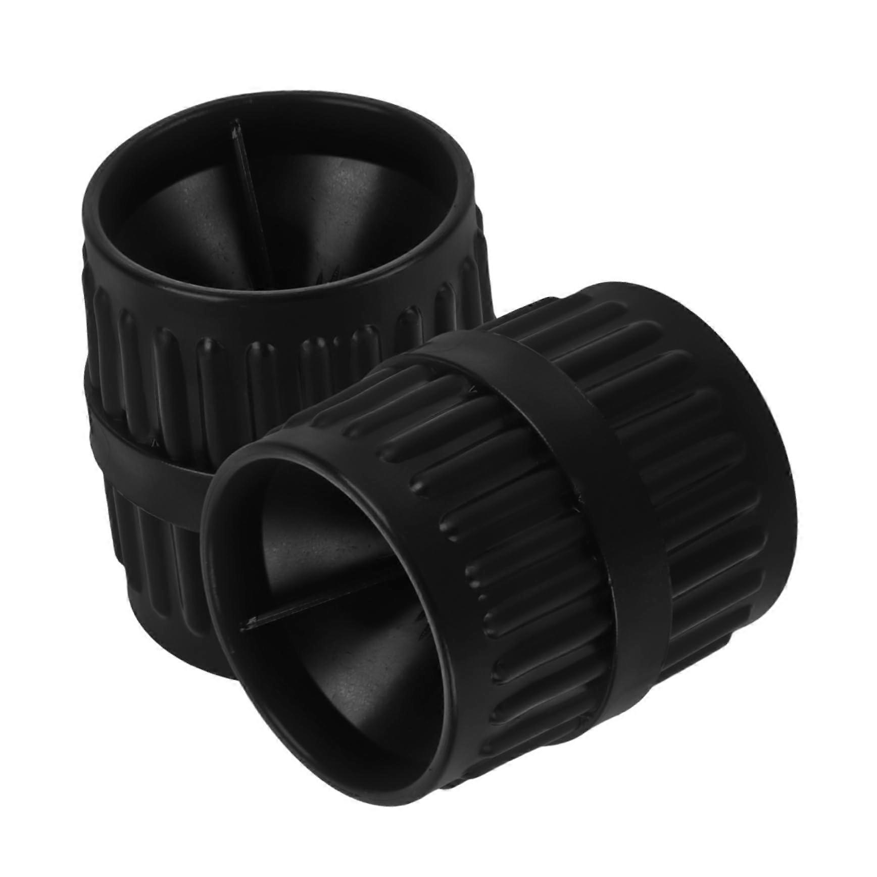 2 Pieces Pipe Deburring Reamers Chamfering Tools for Smooth Copper Edges and Leak Prevention, 1/2 Inch Diameter