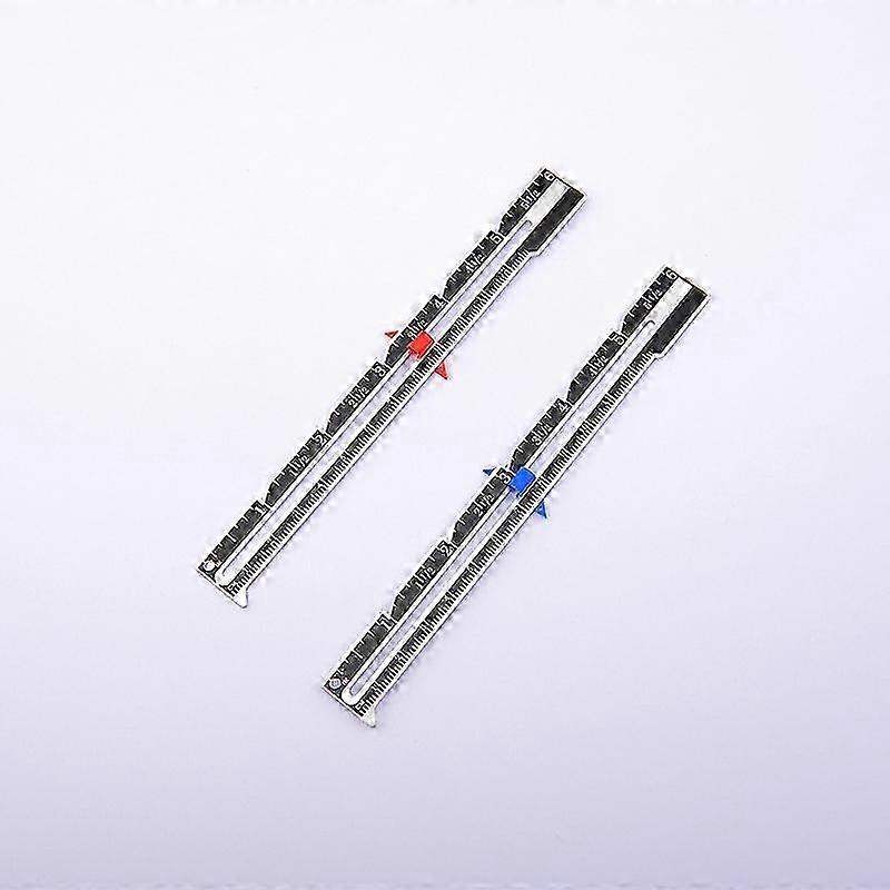 2 Pcs Seam Guide Ruler DIY Accurate Measurement Durable Rust-proof Quilting Rulers for Dress Marking Handicrafts Embroidery