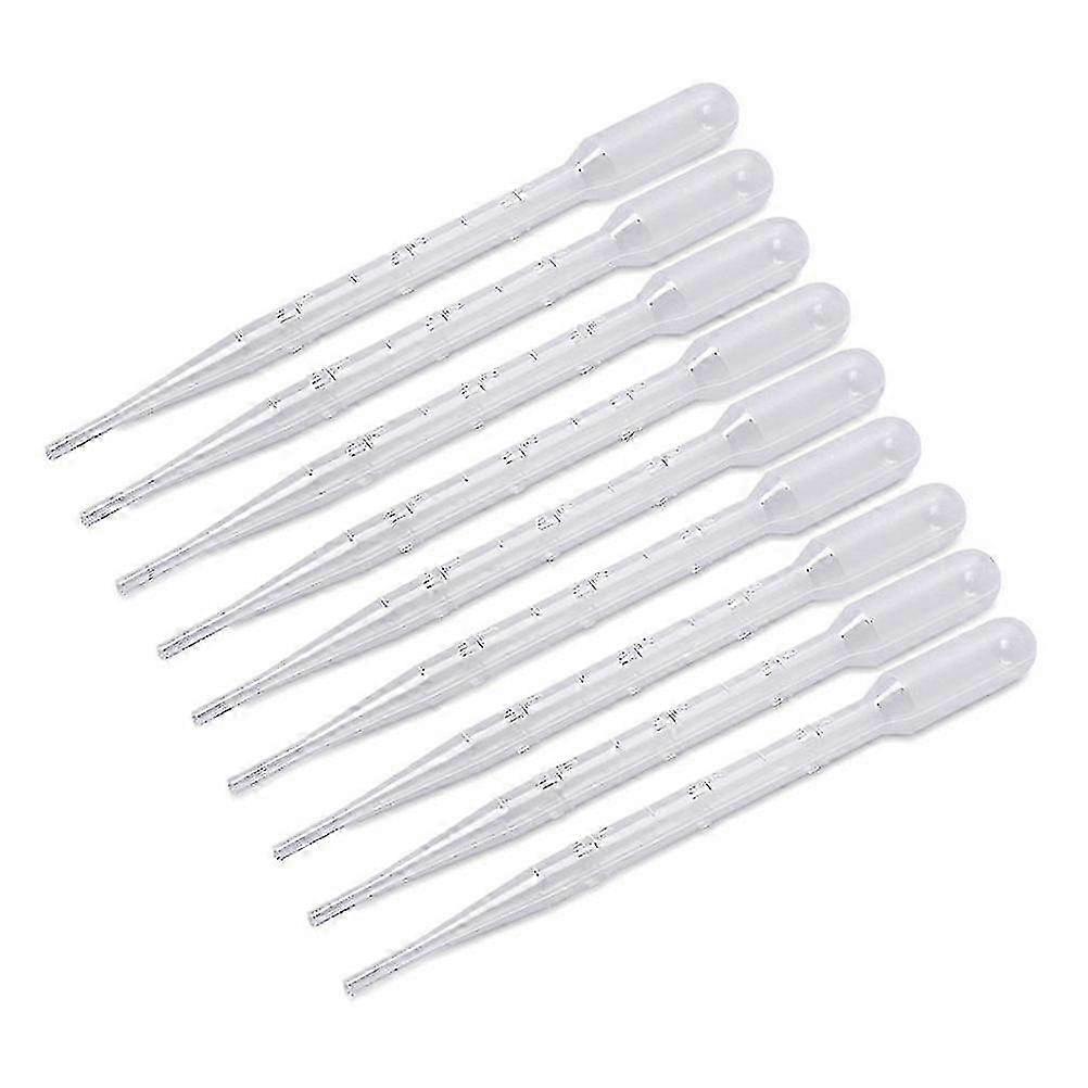 100 Pcs Disposable Plastic Pipettes and Droppers