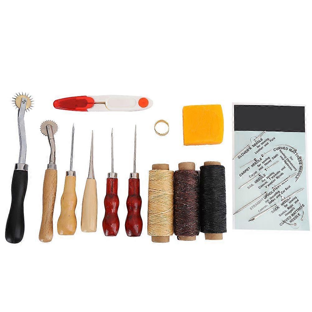 2025 Latest Model  13PCs Leather Craft Set DIY Tool Portable Sewing Accessory