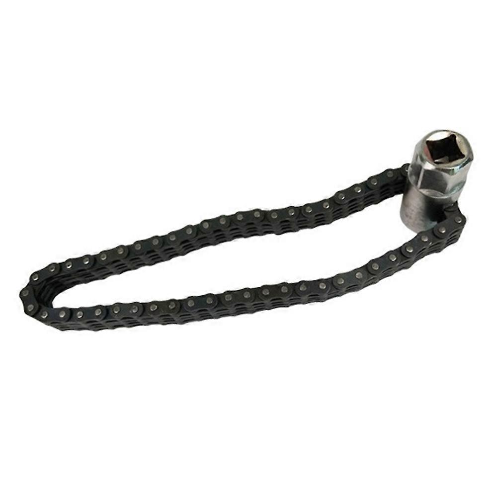 Oil Filter Remover L Shape Double Chain Style For And Motorcycles Black 20.00X6.50X2.10CM 1Pack