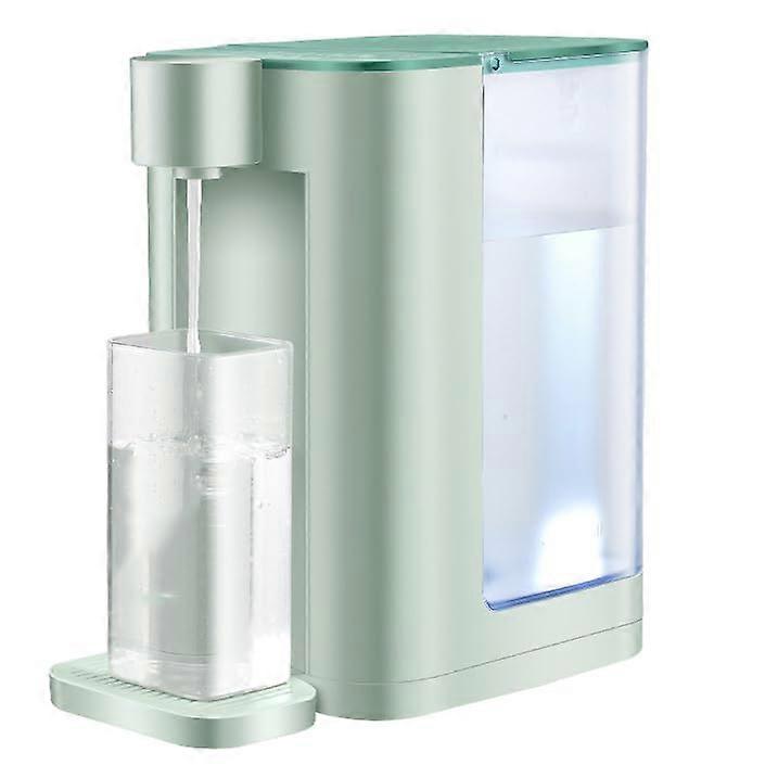 Instant Hot Water Dispenser Portable 2.8L Kettle With LED Light and 5 Temperature Settings, Green Desktop Warmer for Home and Office