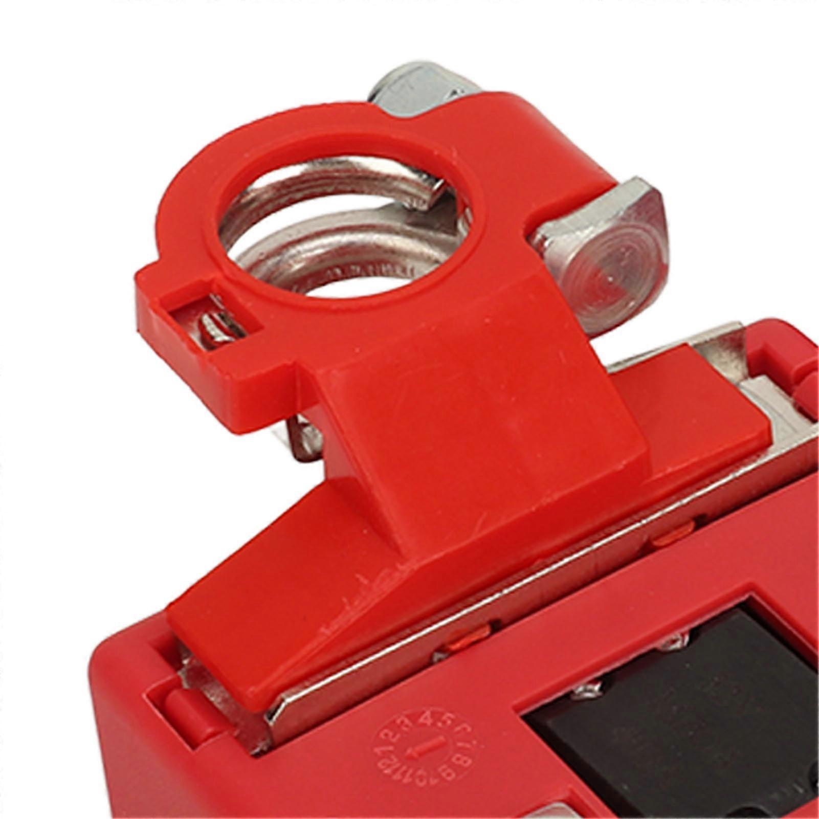 Battery Distribution Terminal Connector DC12‑32V Quick Release Fused Clamps Connector with Lid for Caravans Camper