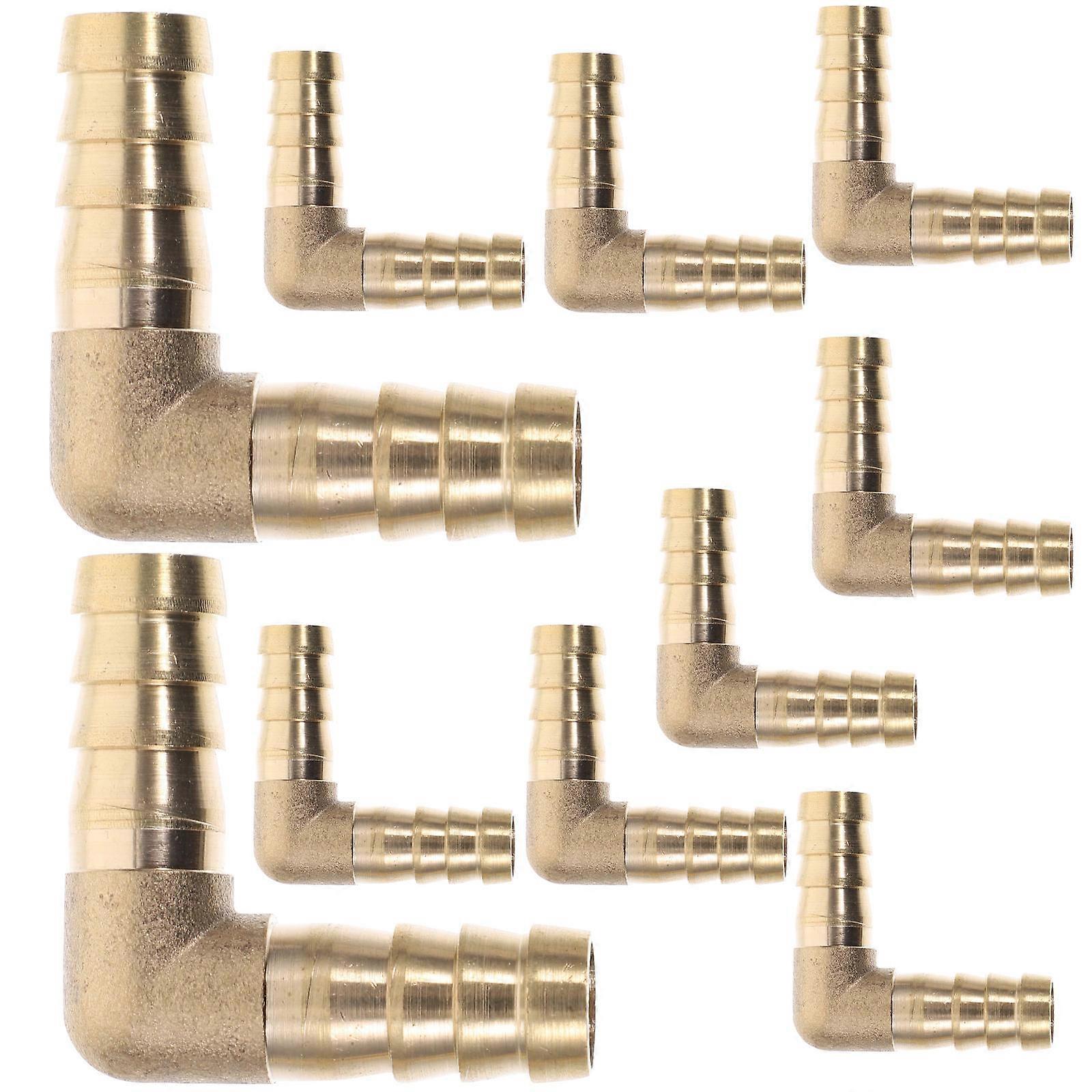 Copper Elbow Hose Connectors PEX Fittings Repair Kit Adapters for Plumbing & Hydraulic Water Applications