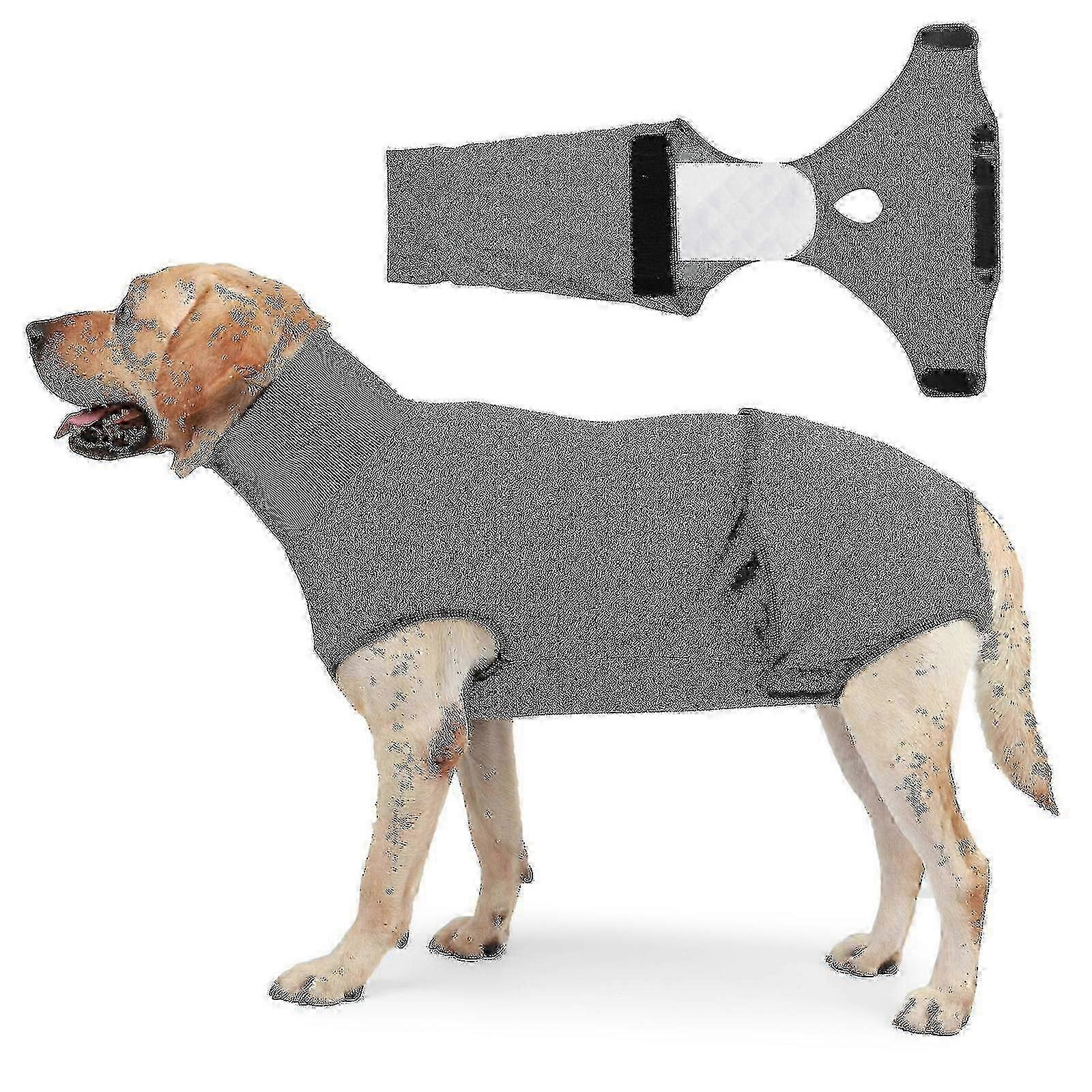 犬の回復スーツOnesie - 避妊去勢手術後の外科的回復のための快適な円錐形の代替品、獣医承認済み