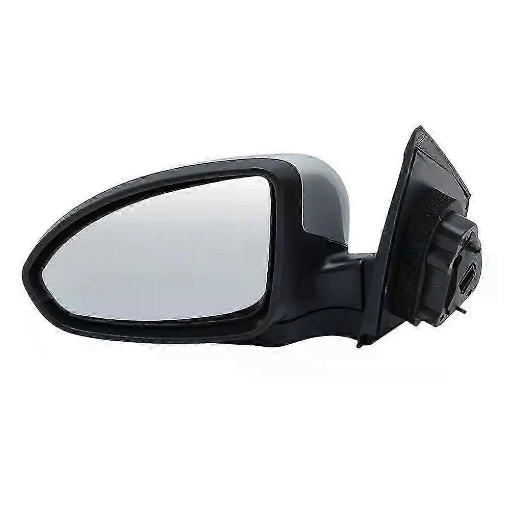 5-Wire Rearview Mirror Assembly Compatible with Chevrolet Cruze 2009-2014 - Heated Manual Folding Silver Grey Side Mirror Car Accessory