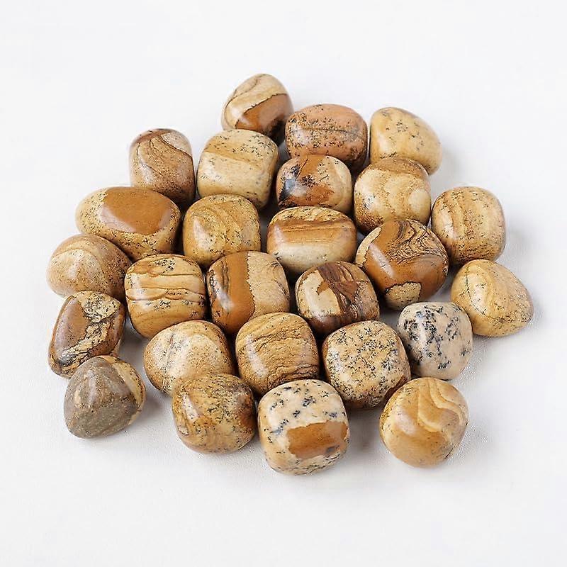 Natural Stone Polished Roll Stone Yellow Irregular Raw Diffuser Stone 2-3 cm 200 g For Home Aquarium Garden