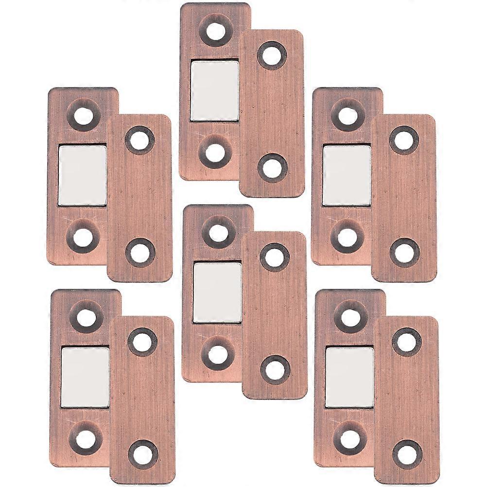 Wardrobe Magnets for Doors Rust Resistant Adhesive Tape Mounting 6 Pairs Homeowners Suitable for Sliding Door