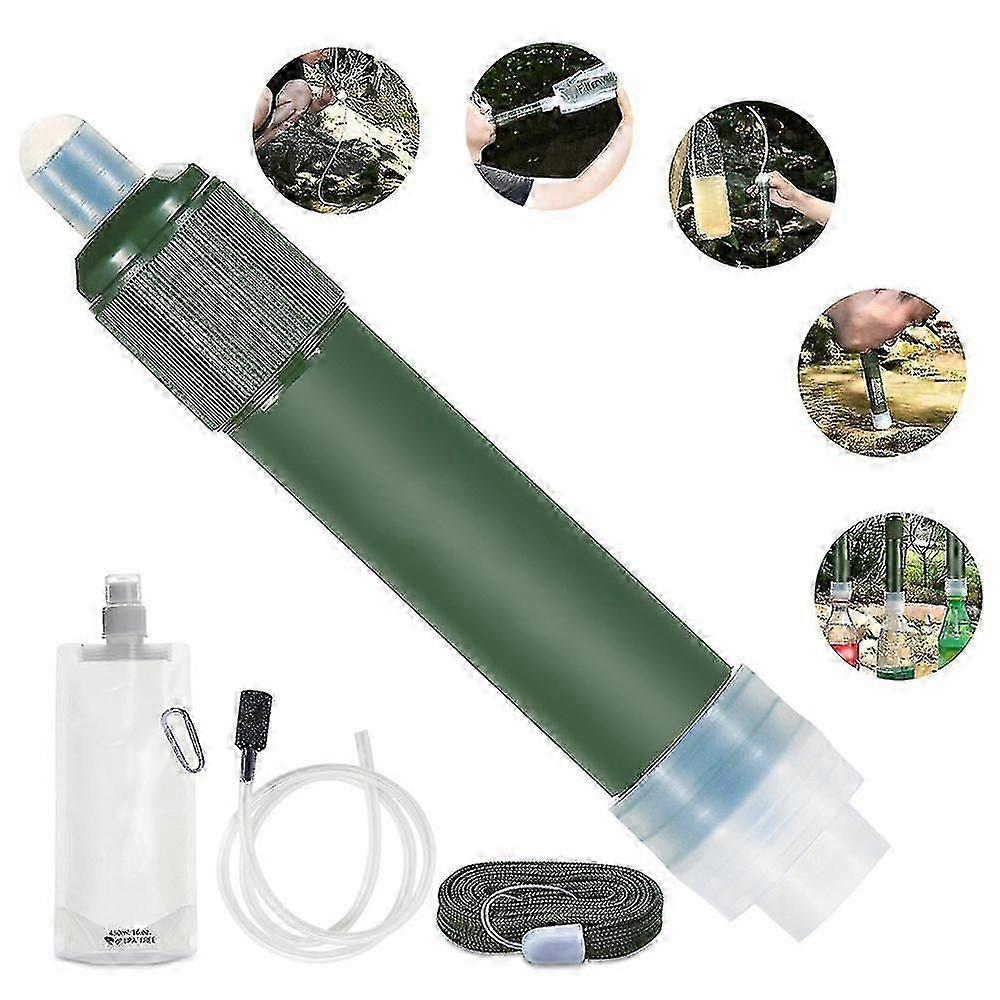 Purificatore d'acqua per esterni Fontana potabile di sopravvivenza Campo Filtro di pronto soccorso Strumento di purificazione dell'acqua sporca