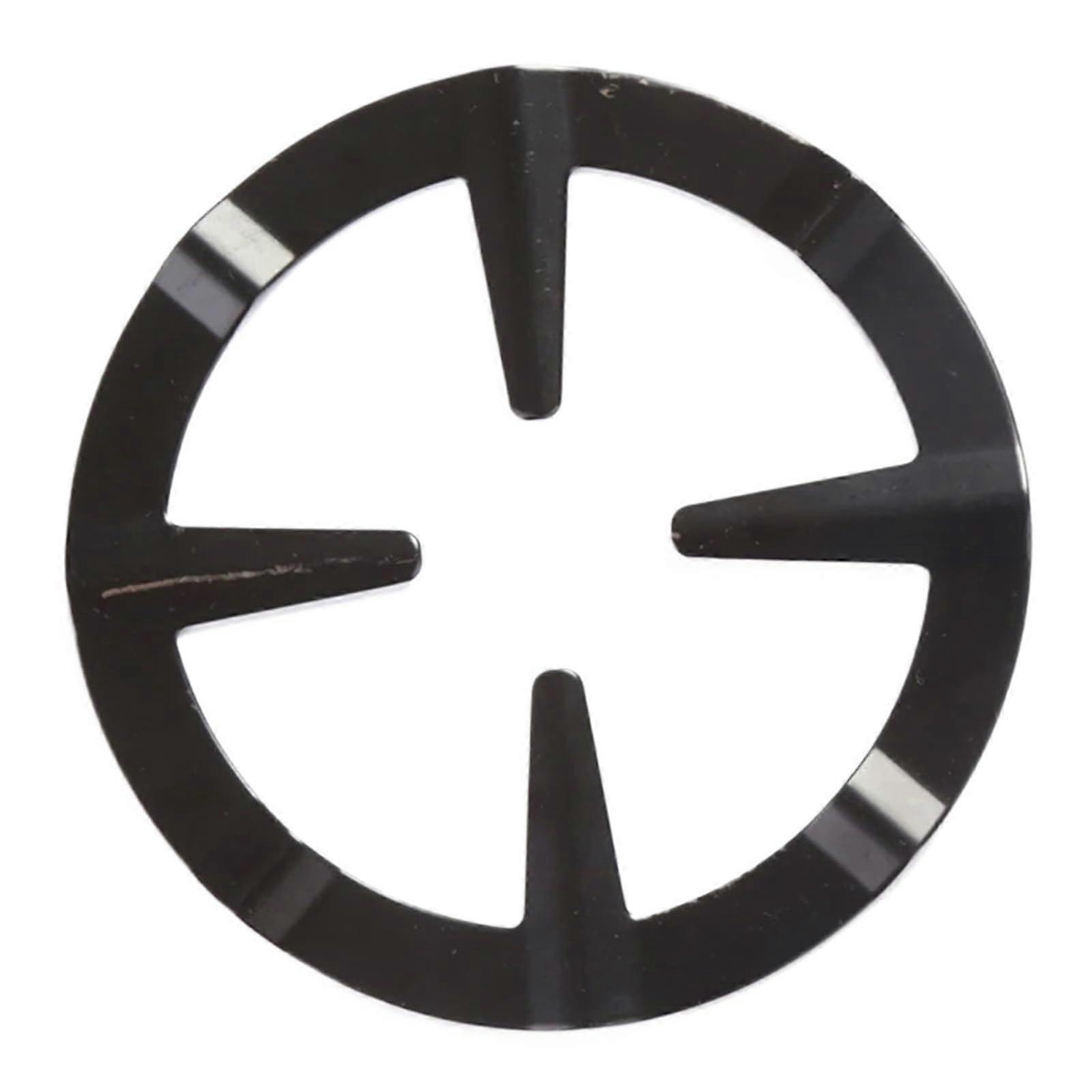 2 pezzi in acciaio inox fornello a gas rack pentole forniture da cucina fornello a gas supporto per caffè per cucina (nero)