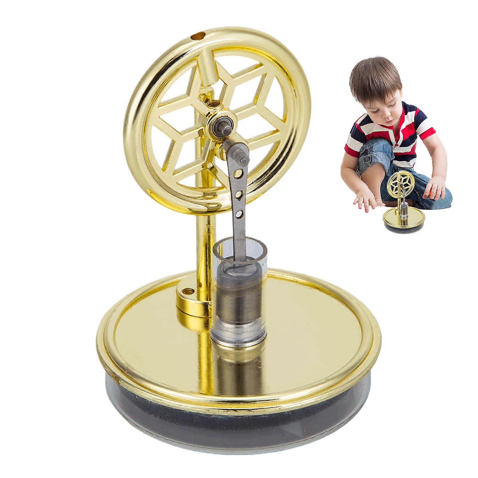 Stirling Engine  Electricity Generator Toy, Scientific Learning Tool  Display of Metal Heat Engine Model,  for Desktop Showpieces