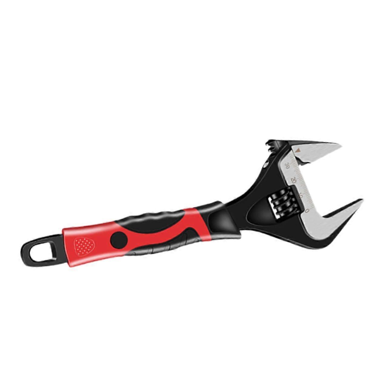 1 Piece Versatile Adjustable Wrench with Short Handle, Adjustable Drain Key for Bathroom, for Tight Spaces, NonDamaging Work on Faucets