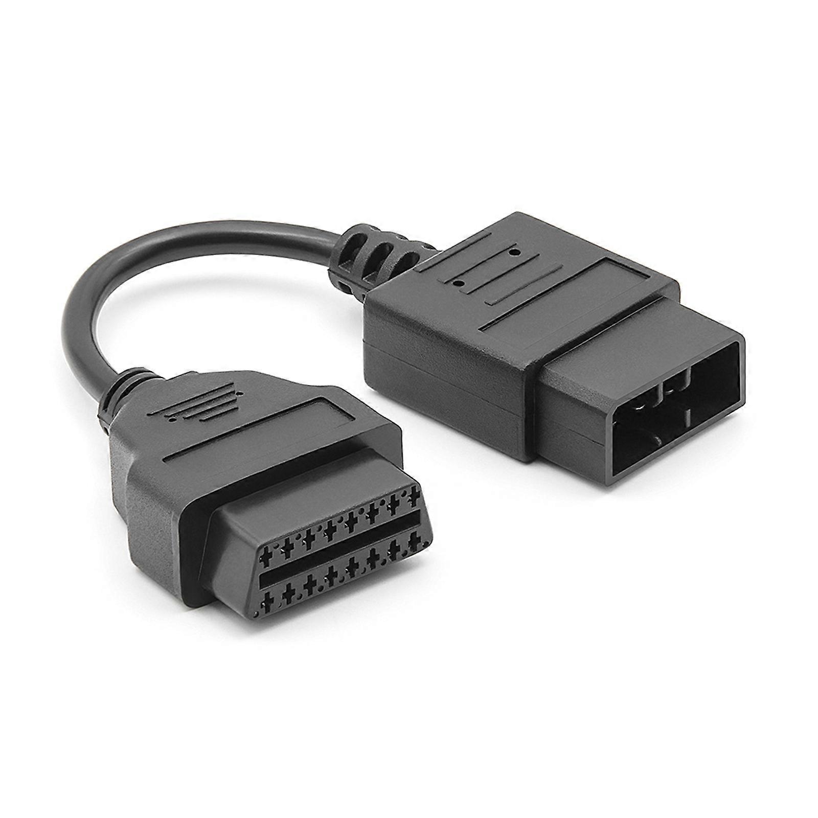 9 Pin OBD2 Cable Adapter for Car Ensures Long Terms Use & Reliable Connection Easy Car Diagnostics Quick Fault Detection Multicolor