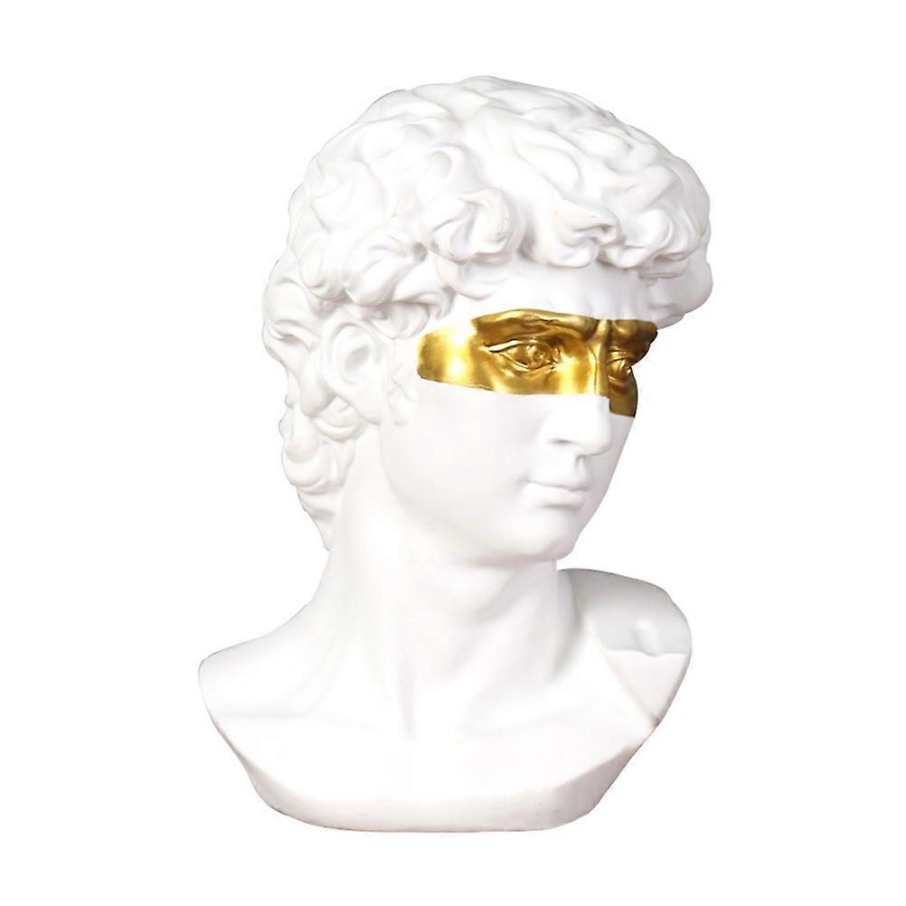 Lightweight David Statue Ornament, Resin Sculpture Decoration for Office, Bookshelf, Living Room – Modern Table Accent Gift