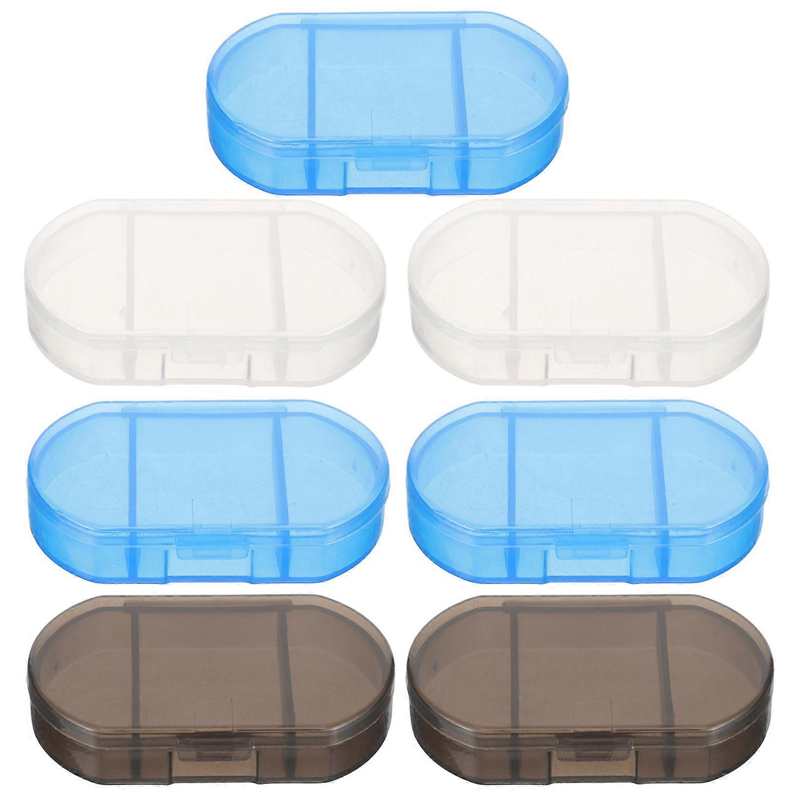 Portable Weekly Pills Storage Box in Assorted Colors Made of Durable Plastic with Good Seal Compact