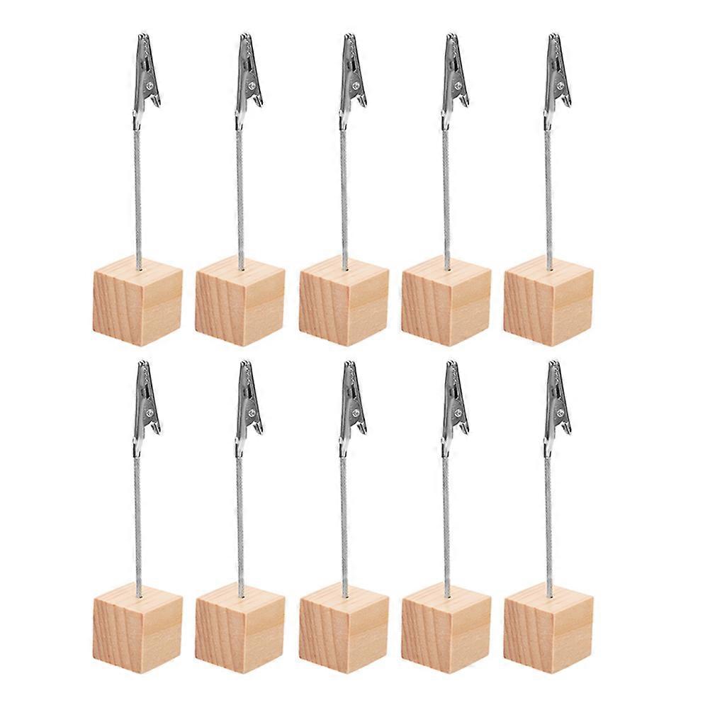 Office Memo Holder 10.5X2.5X2.5CM Size For Business Card Management 10Pcs