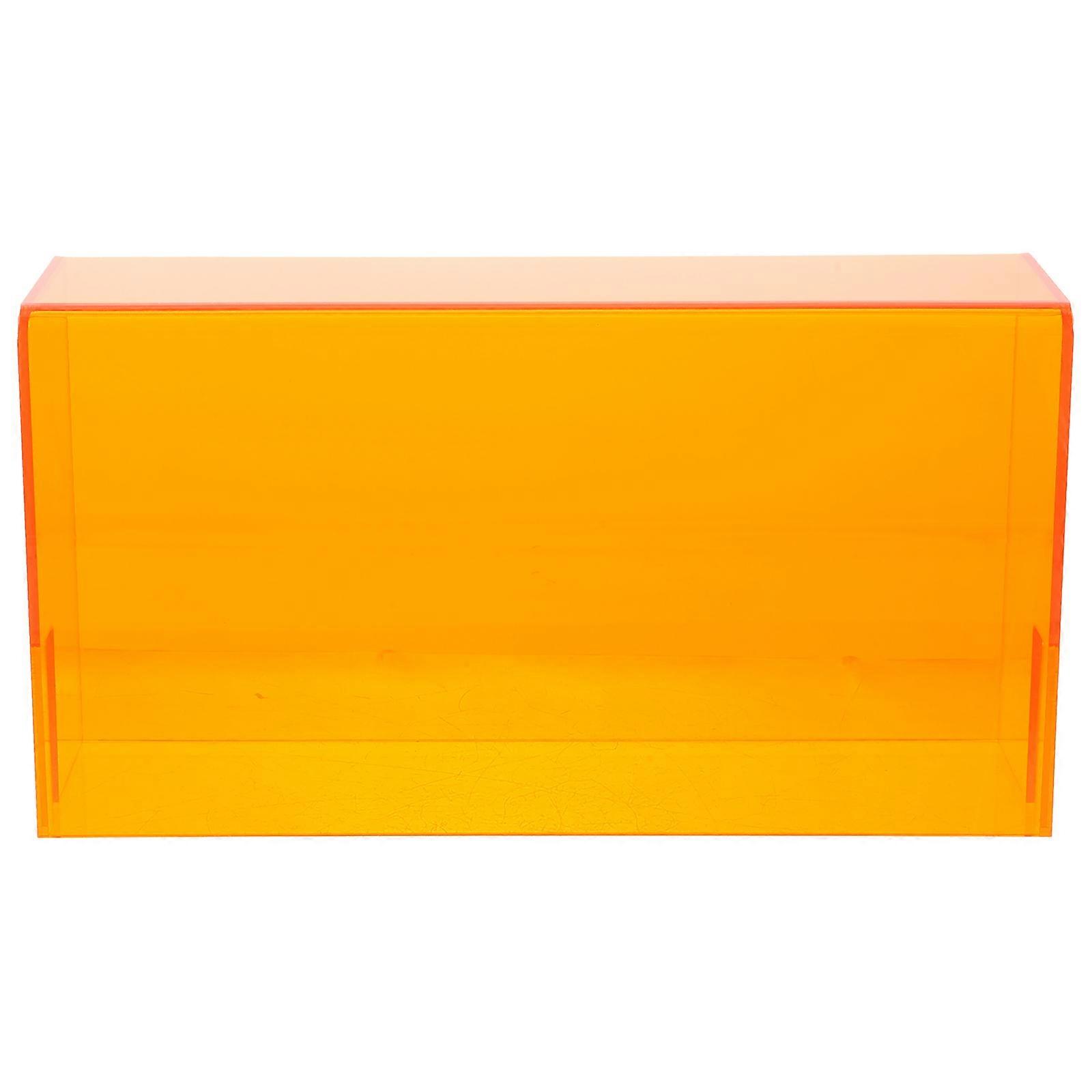 Clear Acrylic Game Console Storage Box with Stable Base Dustproof Protective Display Case for Lightweight and Table Organization