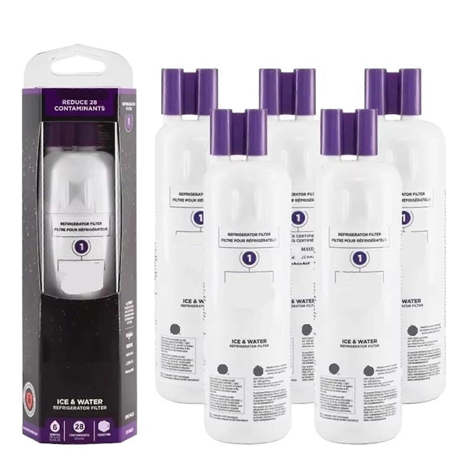 Refrigerator Water Filter Accessories Compatible with Whirlpool EDR1RXD1 W10295370A 9081 Drip Filter P8RFWB2L P4RFWB (5-Pack)