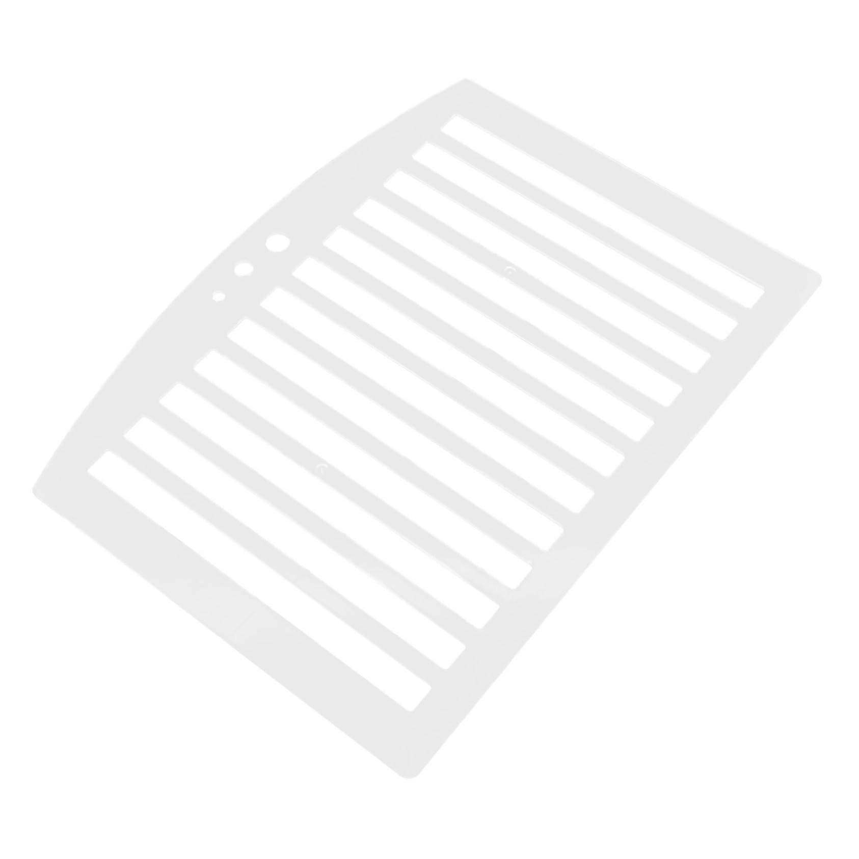 Plastic ruler, reusable for students, drawing, and office supplies. Durable and shatterproof, versatile for use as a bookmark.