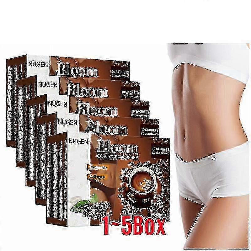 5 بوكس قهوة نوجين بلوم كولاجين - قهوة عضوية نقية