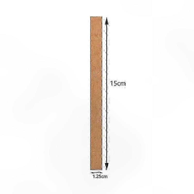 Candle Making Kit - 50 Pack Wooden Wicks with Tabs, Compatible with Soy and Paraffin Wax, 6mm to 13mm Sizes