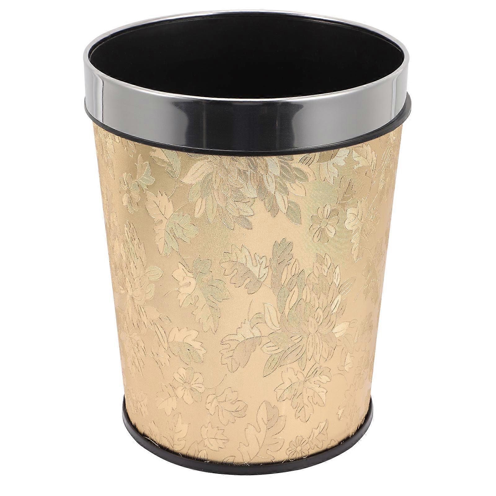 Household Trash Can for Bathroom and Living Room 1 Set Garbage Bin with Lid Storage Solution