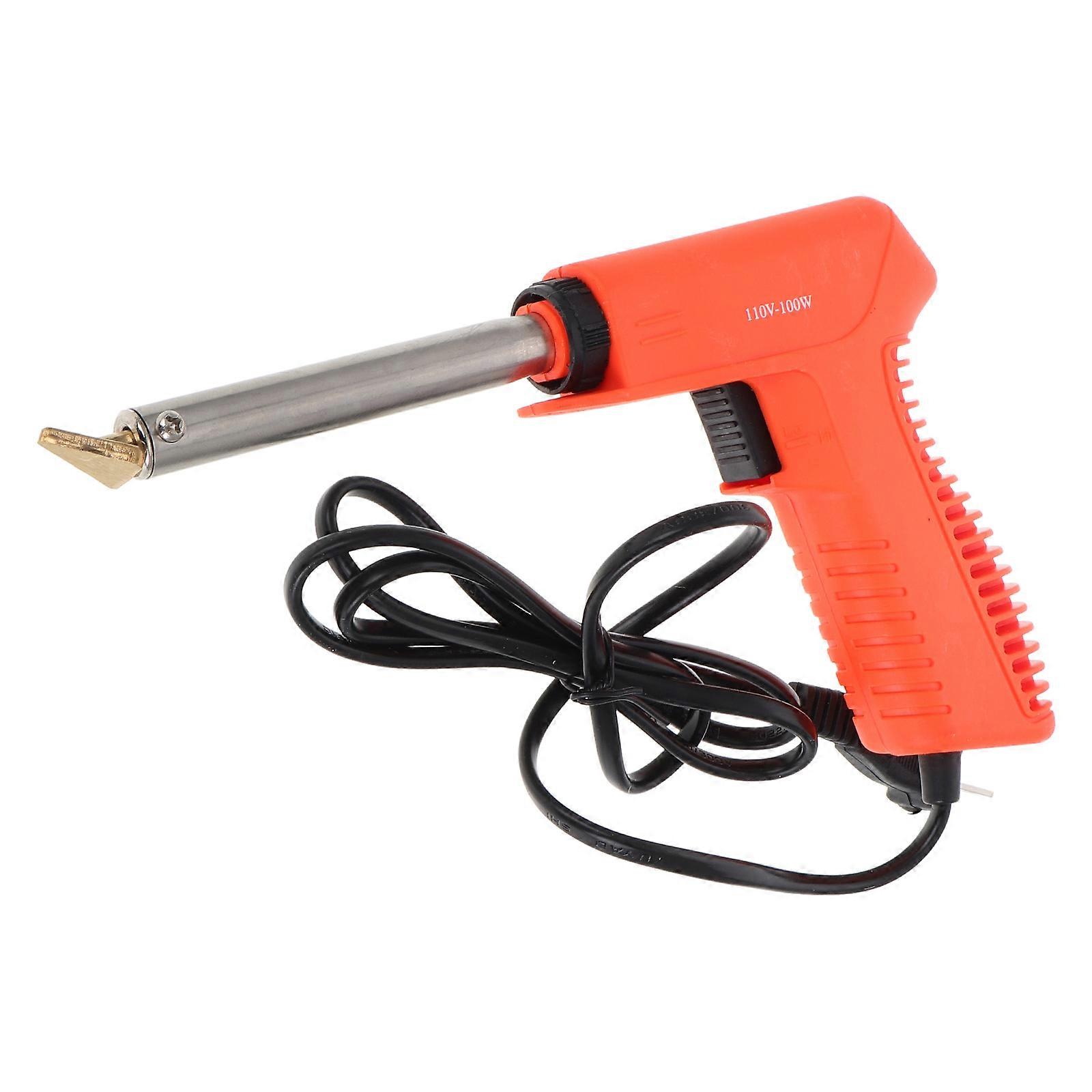 Plastic Welding Gun Shaped Repair Tool For DIY Projects Body Panel Repair 19.00X11.50X2.50CM Durable Iron And Plastic 1Set